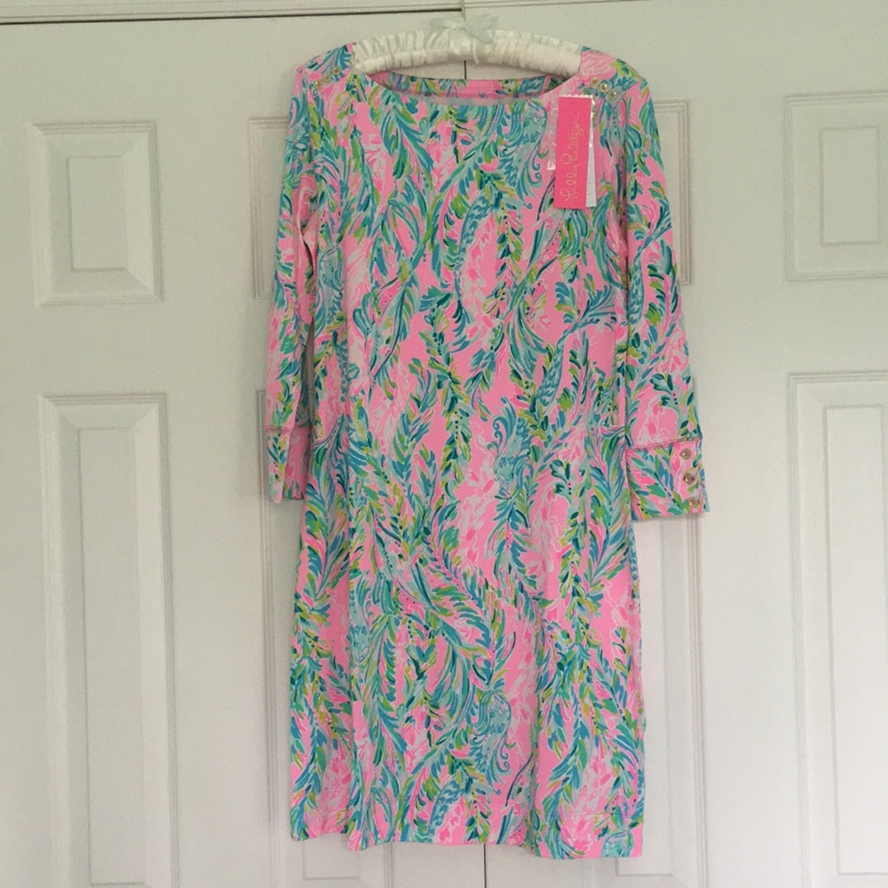 NWT Lilly Pulitzer Sophie Dress Size Small "Multi Unicorn of the Sea" RARE - Picture 4 of 13